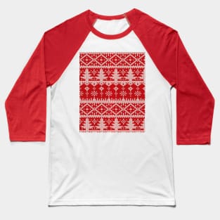 Beautiful Sweater Pattern, Perfect For Christmas And New Years', As Well As For A Party. Baseball T-Shirt